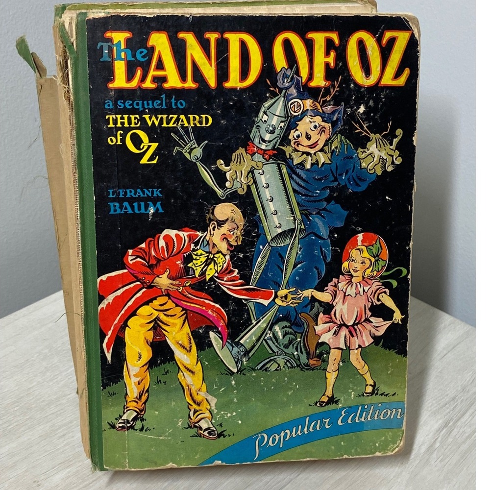 The Land of Oz L Frank Baum 1939 Reilly Lee Popular Edition Vintage Hardcover